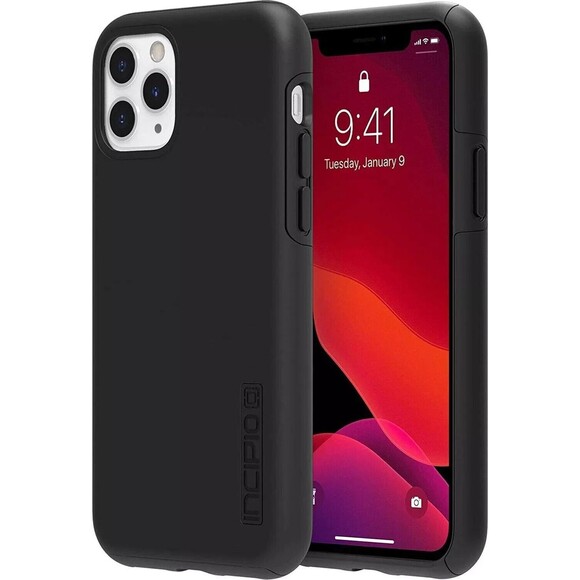 Incipio DualPro iPhone 11 Pro Case Black Slim Dual Layer Soft Touch NIB - Picture 4 of 9